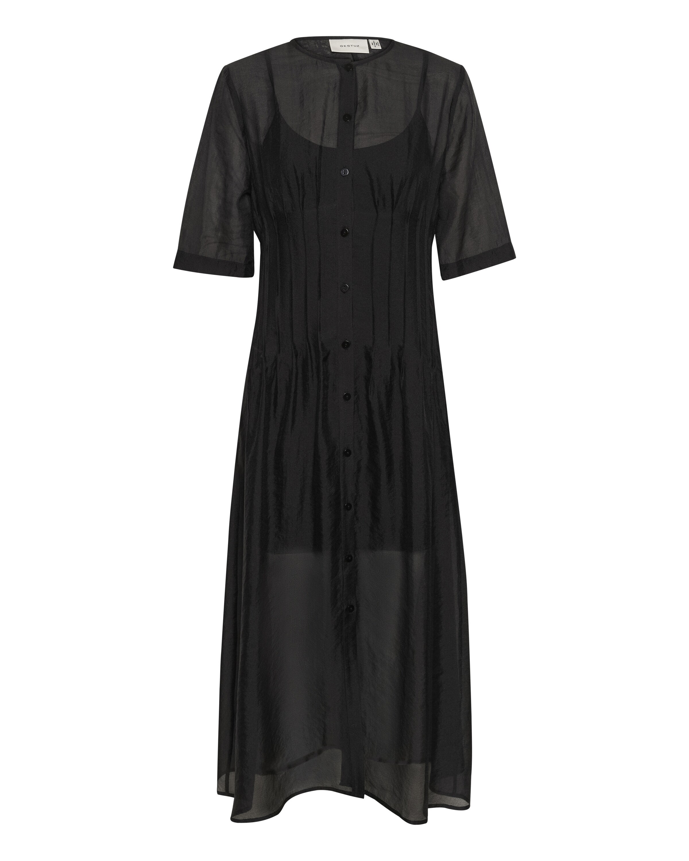 Robe-chemise 'GZTrudi' Gestuz en noir : devant