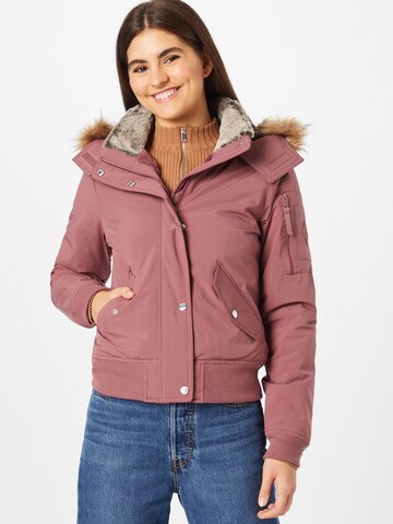 HOLLISTER Winter Jacket in Pink