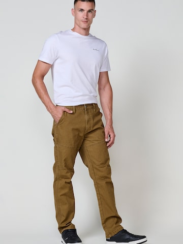 Regular Pantalon cargo KOROSHI en marron