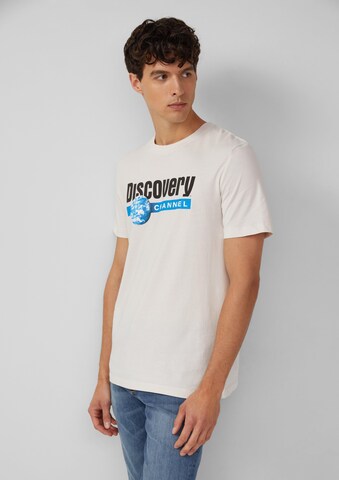 s.Oliver T-Shirt in Beige: Vorderseite