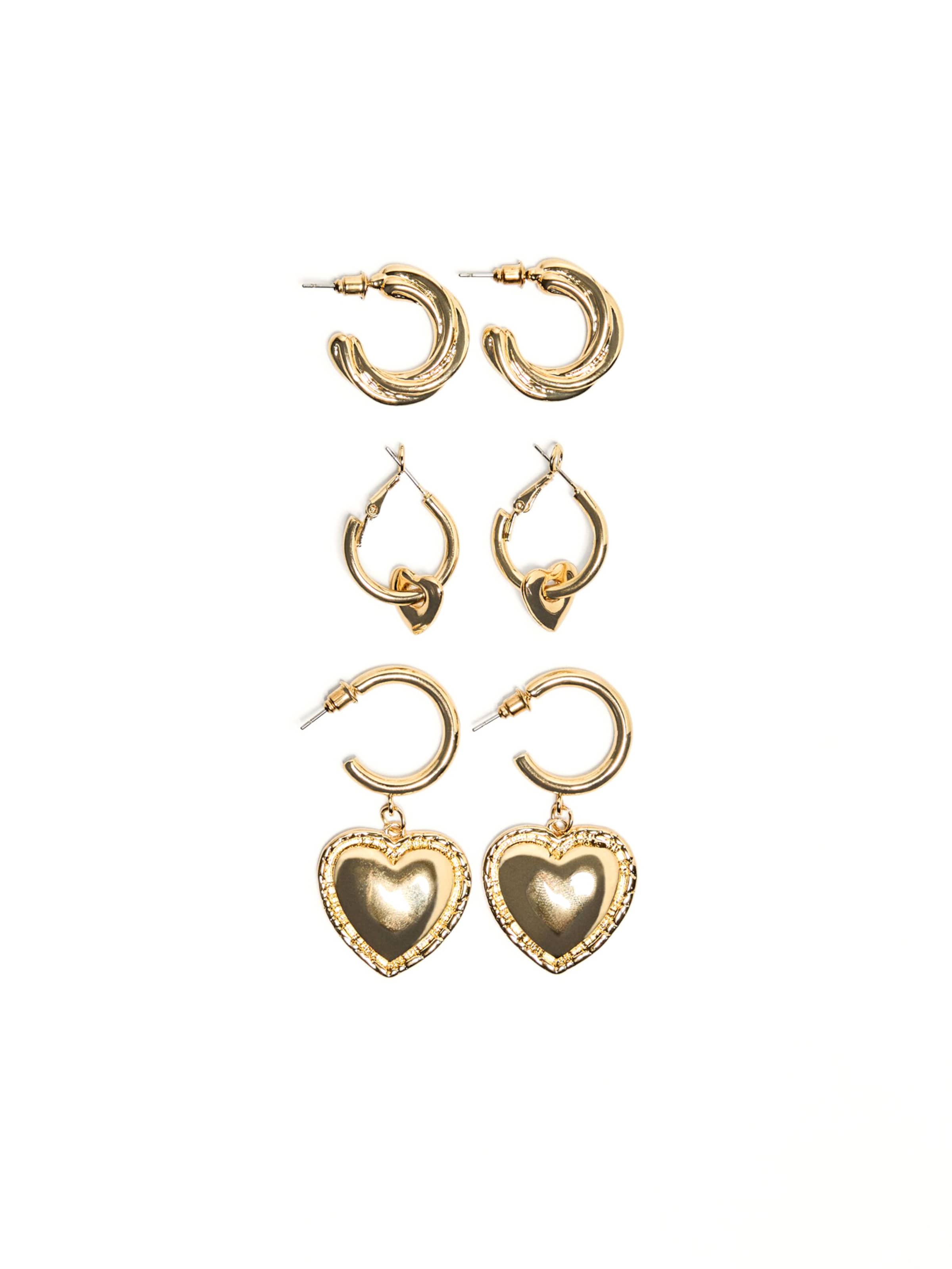 Bershka Øreringe i guld: forside