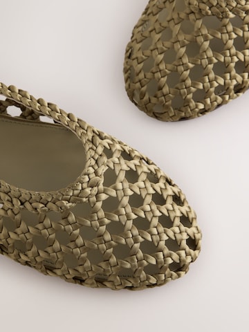 Next Ballerina 'Forever Comfort' in Groen
