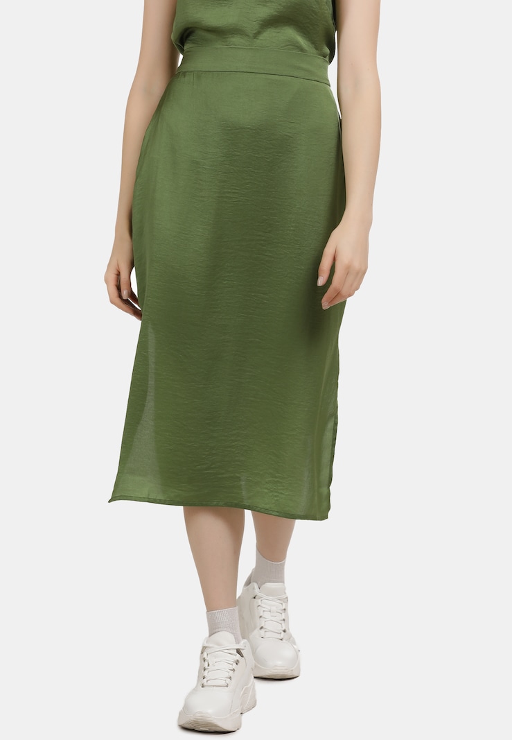 Skirts MYMO Midi skirts Grass Green