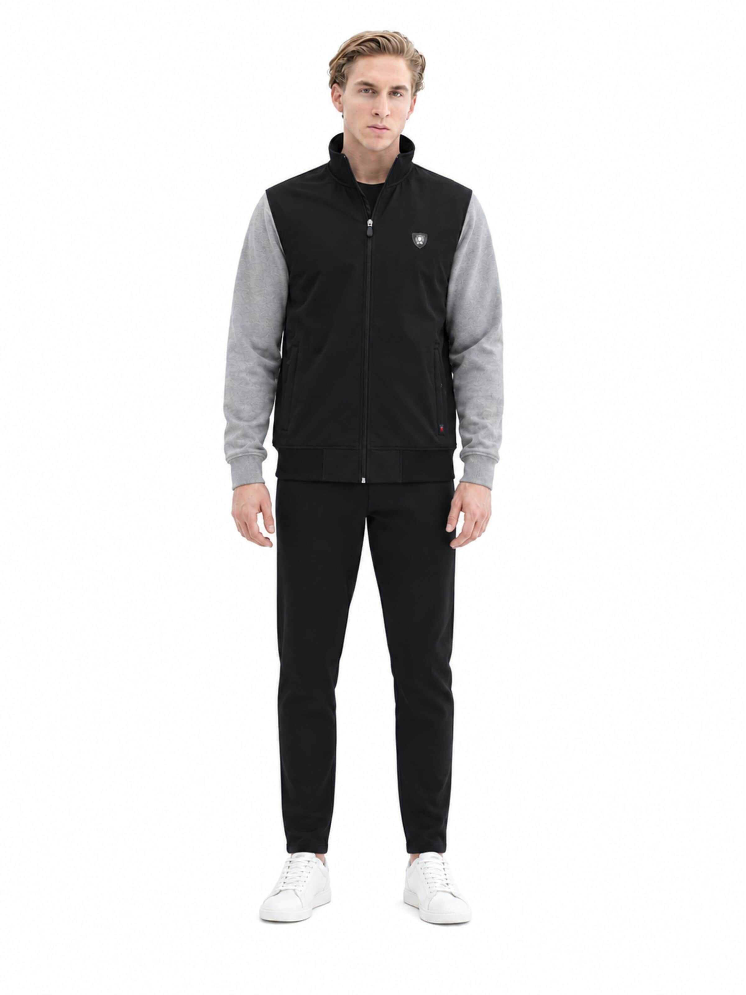 SCR. Sports jacket 'ORNAMO' in Black