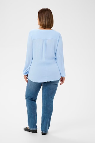 KAFFE CURVE Bluzka 'KCami' w kolorze niebieski