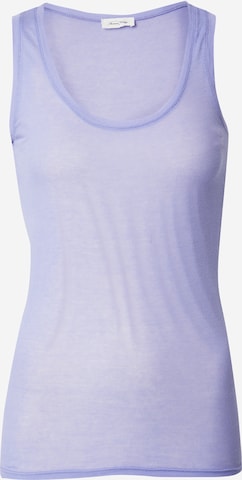 AMERICAN VINTAGE Top 'MASSACHUSETTS' in Purple: front