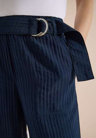 CECIL Wide Leg Hose in Blau