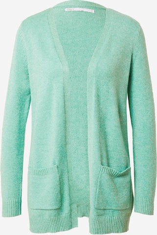 ONLY Плетена жилетка 'LESLY' в зелено: отпред