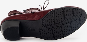 GABOR Lace-Up Boots in Red