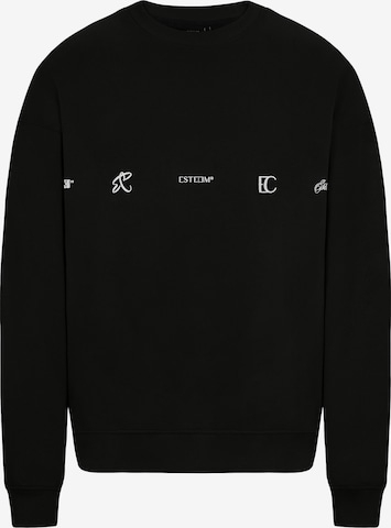 Sweat-shirt ' Logos Oversized ' ESTEEM en noir : devant