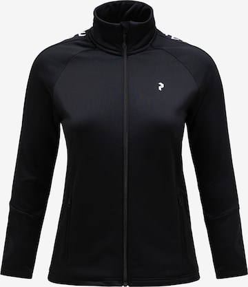 Veste mi-saison PEAK PERFORMANCE en noir : devant