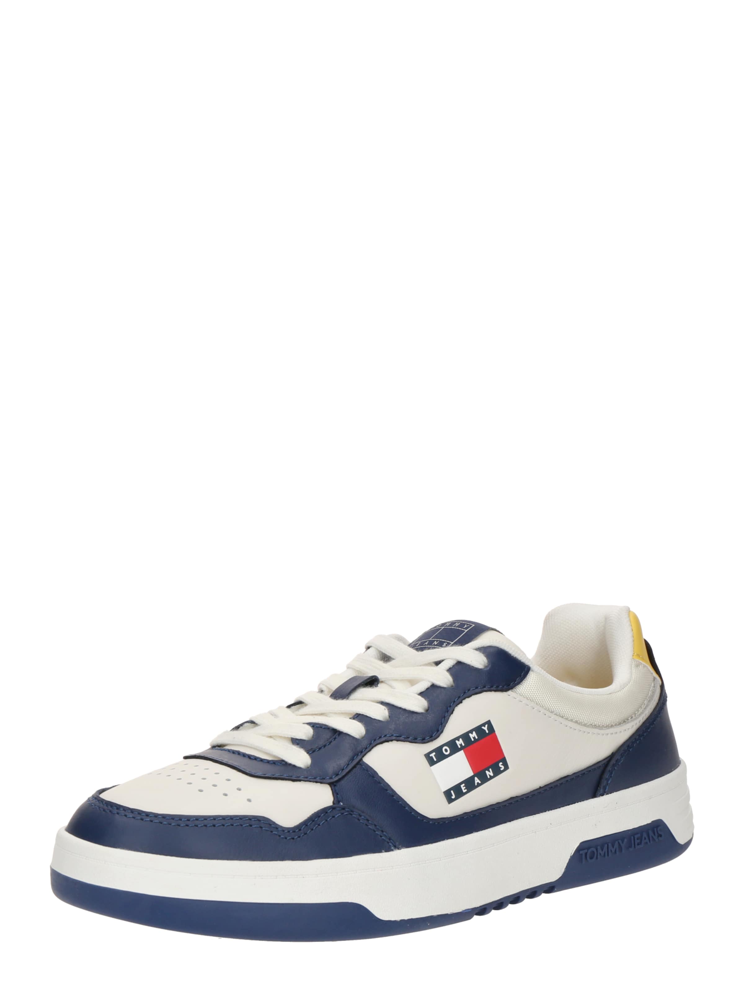 Tommy Jeans - Zapatillas deportivas bajas 'ESS' en azul: frente
