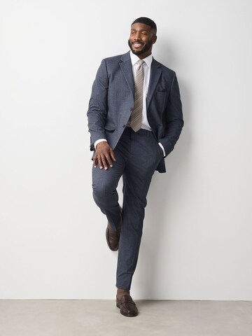 Next Slim fit Business-colbert 'Motionflex' in Blauw
