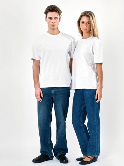 Top ' Heavy ' pe XXXL TEESHOPPEN pe alb, Vizualizare produs