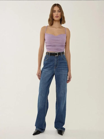 Top in maglia di Hiccup in lilla