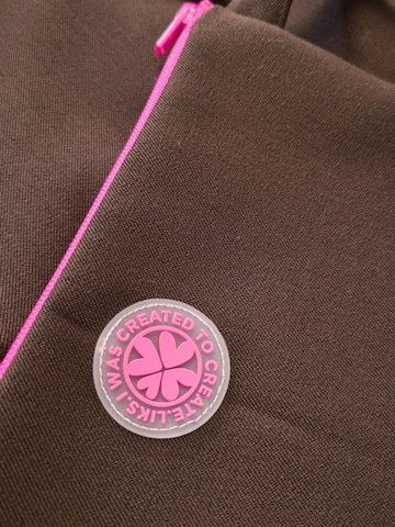 LIKS. Munich - Blazer 'mit Taschengürtel mit Applikation am Kragen aus Polyester - Viscose - Mischung - YunaC' en marrón