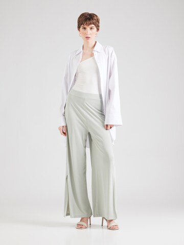 ABOUT YOU Wide leg Trousers 'Caro' in Green