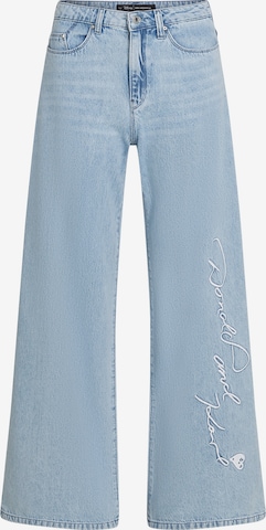 mėlyna Karl Lagerfeld Laisvas Džinsai ' Disney X KL ': priekis