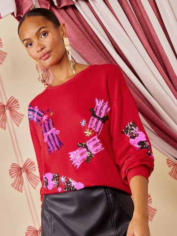 love & roses - Sudadera en rojo