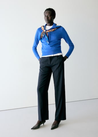 MANGO Sweater 'SANSEPOL' in Blue