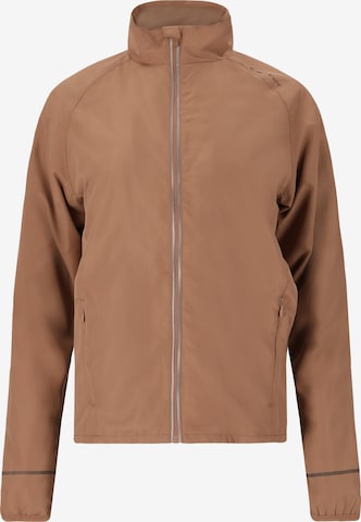 ENDURANCE Athletic Jacket 'Shela' in Brown: front