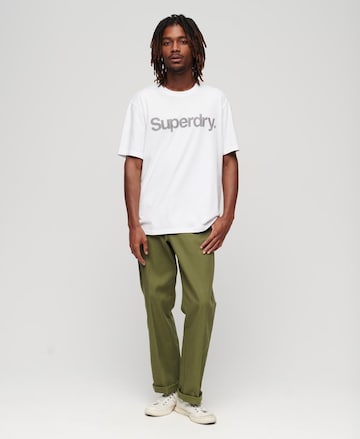 Superdry - Camiseta en blanco