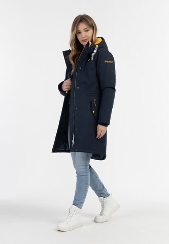 Manteau fonctionnel Schmuddelwedda en bleu