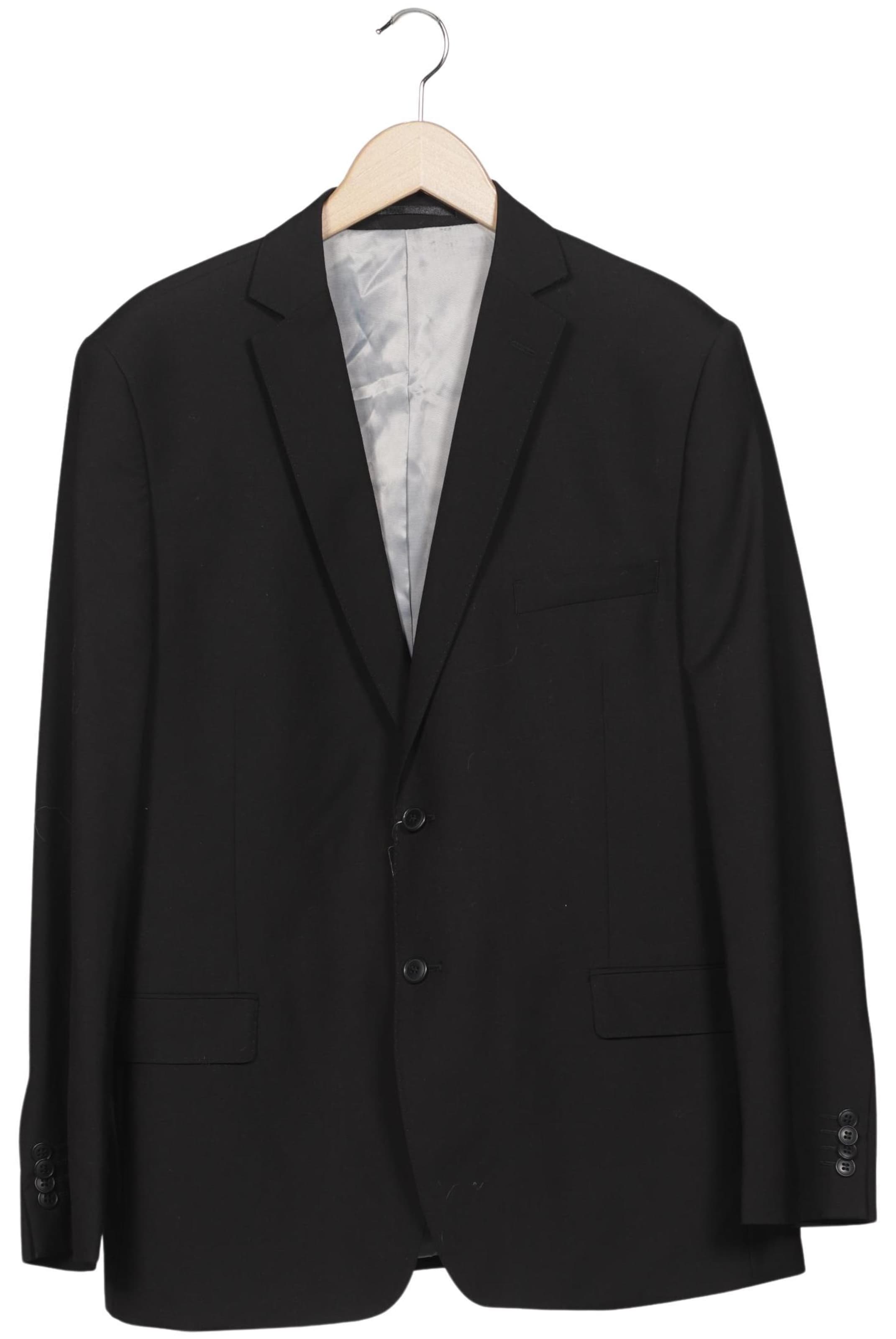 HECHTER PARIS Suit Jacket in XS in Black: front