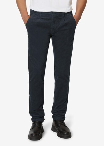 Marc O'Polo Regular Pants 'STIG' in Blue: front