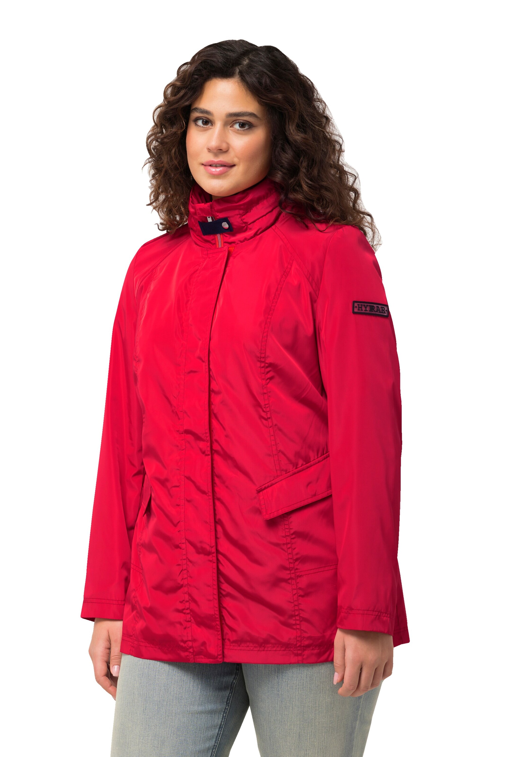 Ulla Popken Tussenjas in Rood: voorkant