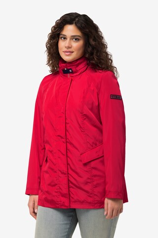 Ulla Popken Between-Season Jacket in Red: front