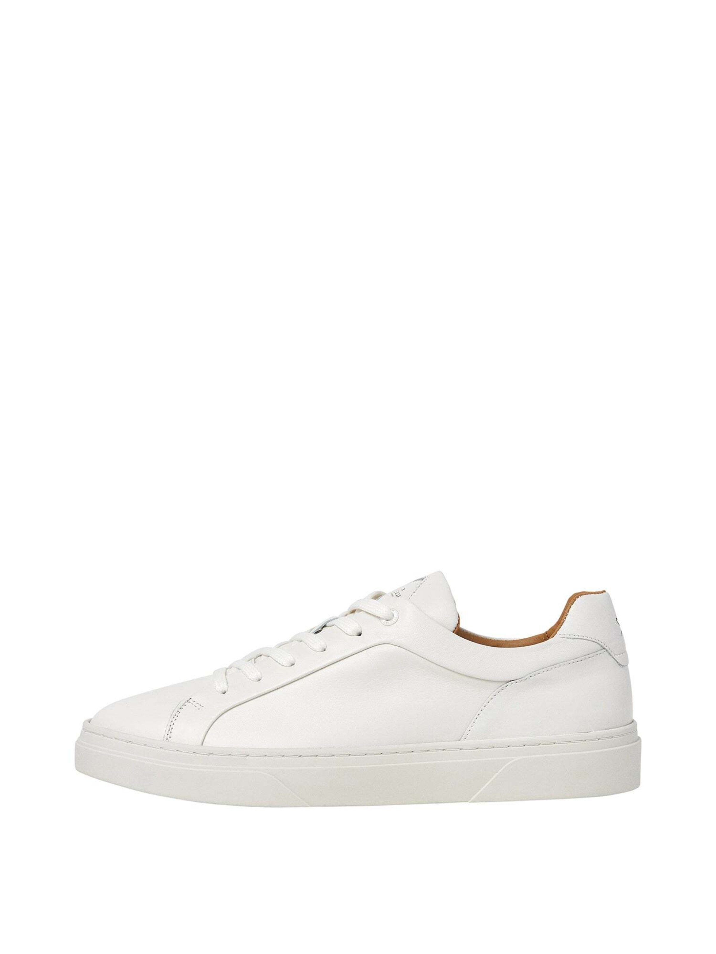 Hackett London Baskets basses 'Hackney Class' en blanc, Vue avec produit