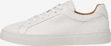 Sneaker bassa 'Hackney Class' di Hackett London in bianco: frontale