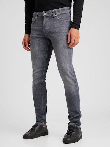 JACK & JONES Slimfit Jeans 'GLENN CON' in Grijs: voorkant