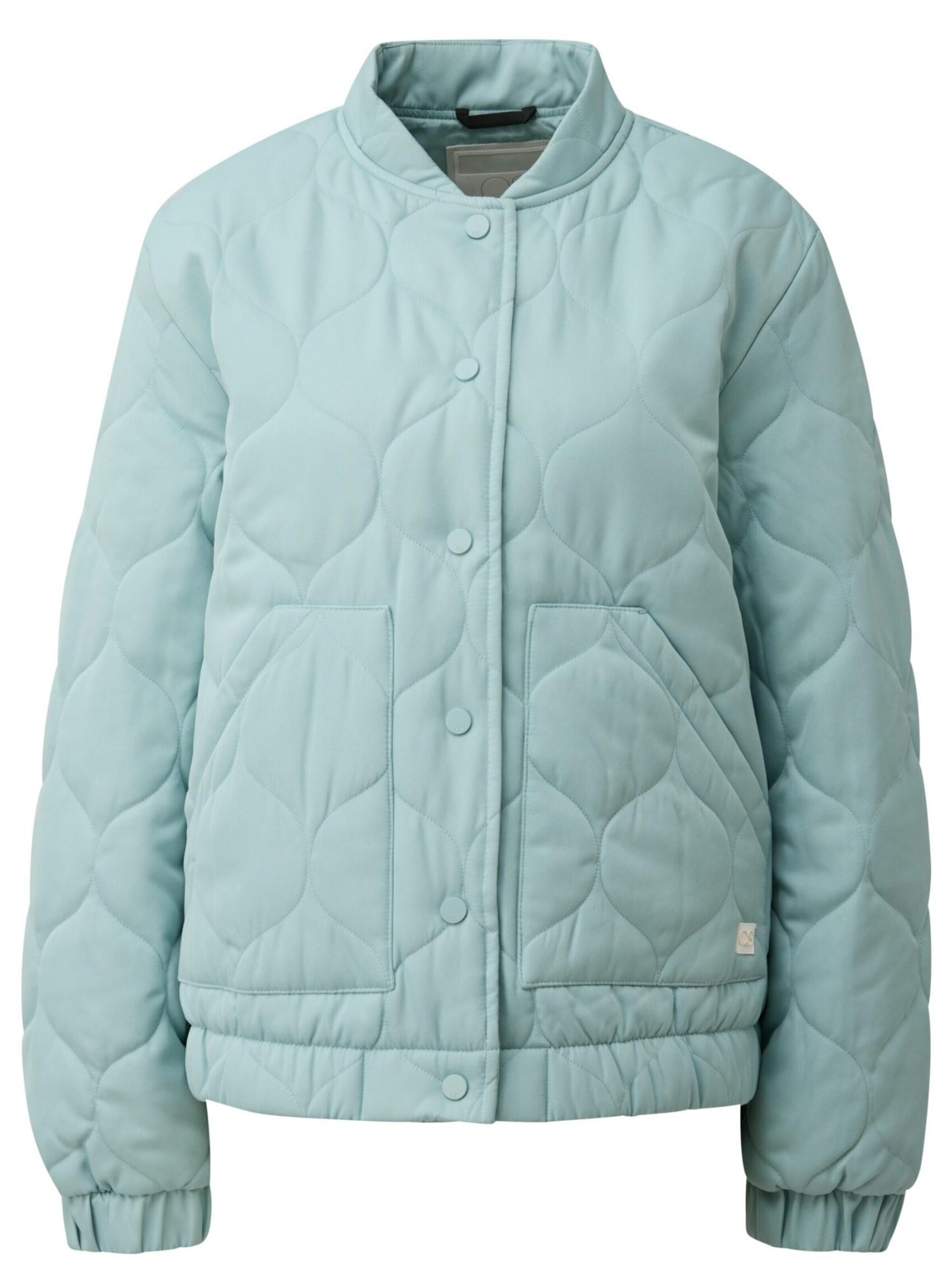 QS Winterjas in L in de kleur Blauw, Productweergave