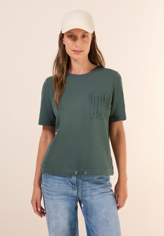 CECIL Sweatshirt in Green: front