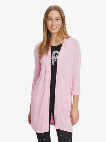 Betty Barclay Gebreid vest in Roze: voorkant