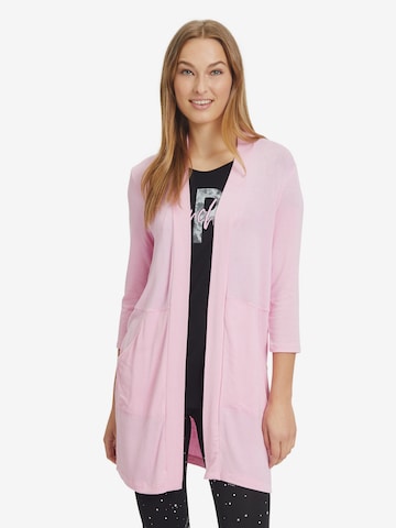 Betty Barclay Gebreid vest in Roze: voorkant