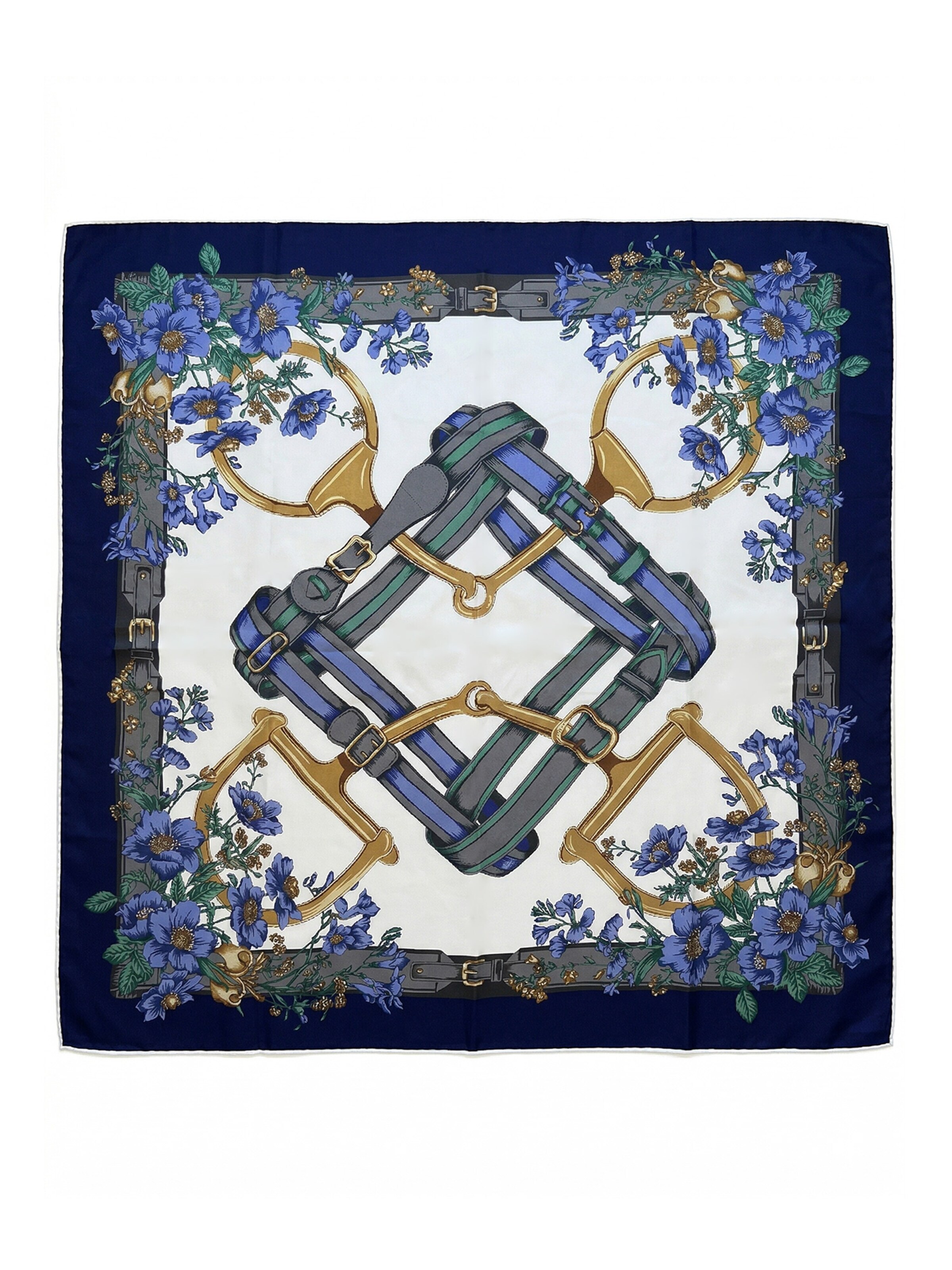 Vivi Idee Schal‌‌‌‌‌ in Blau: Vorderseite