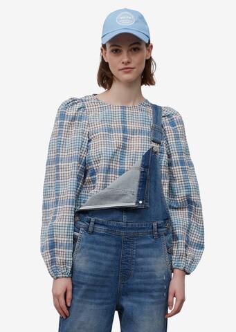 Marc O'Polo DENIM Bluse in Blau: predná strana