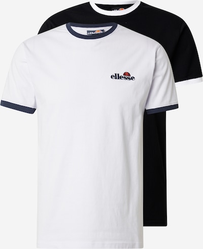 ELLESSE Majica 'Meduno' veličine XS u tamno plava / crvena / crna / bijela, Pregled proizvoda