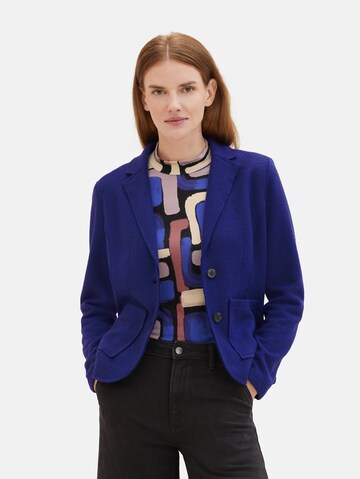 TOM TAILOR Blazer in Blue: front