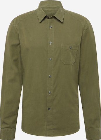 DRYKORN Button Up Shirt 'LAREMTO' in Green: front