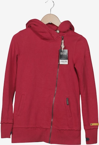Schmuddelwedda Kapuzenpullover XS in Rot: Vorderseite