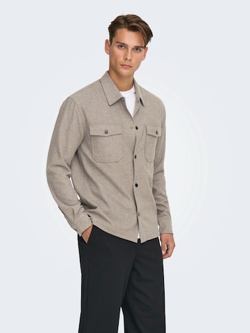 Only & Sons Between-Season Jacket 'ONSMARK' in Grey: front