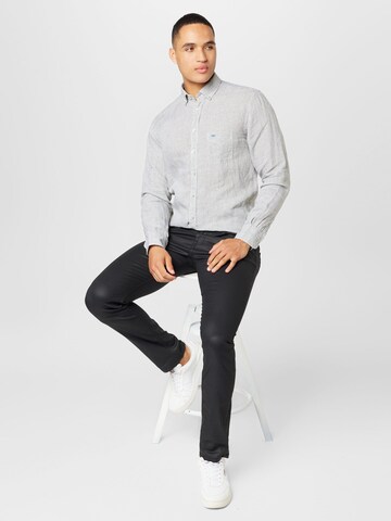 FYNCH-HATTON Slim fit Button Up Shirt in Beige