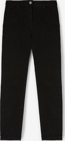 MOTIVI Loose fit Trousers in Black: front