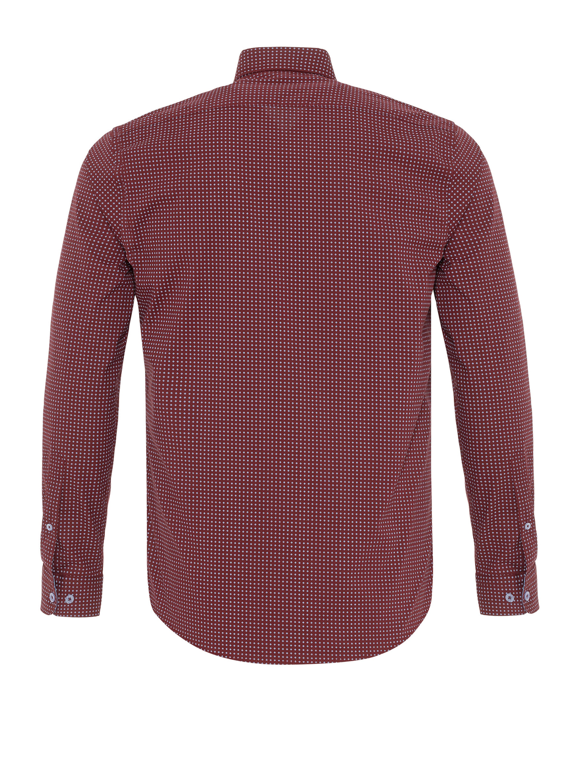 Coupe regular Chemise 'Cristophe' Dandalo en rouge