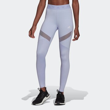 ADIDAS SPORTSWEAR Skinny Sportbyxa i lila: framsida