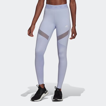 ADIDAS SPORTSWEAR Skinny Sportbroek in Lila: voorkant